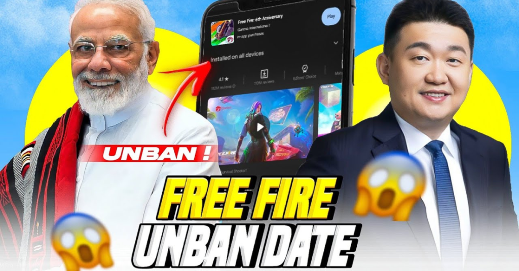 Free fire unban Date